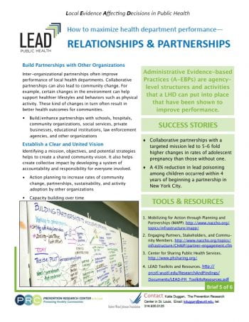 Relationships and Partnerships (pdf)